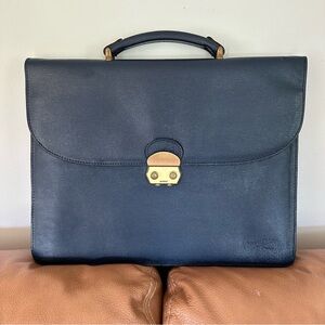 Vintage Amiet Lock Soft Briefcase